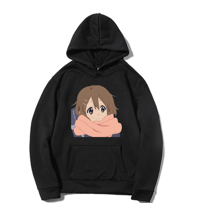 Худи yui hirasawa осенне-зимний Свитшот унисекс мужская и женская повседневная