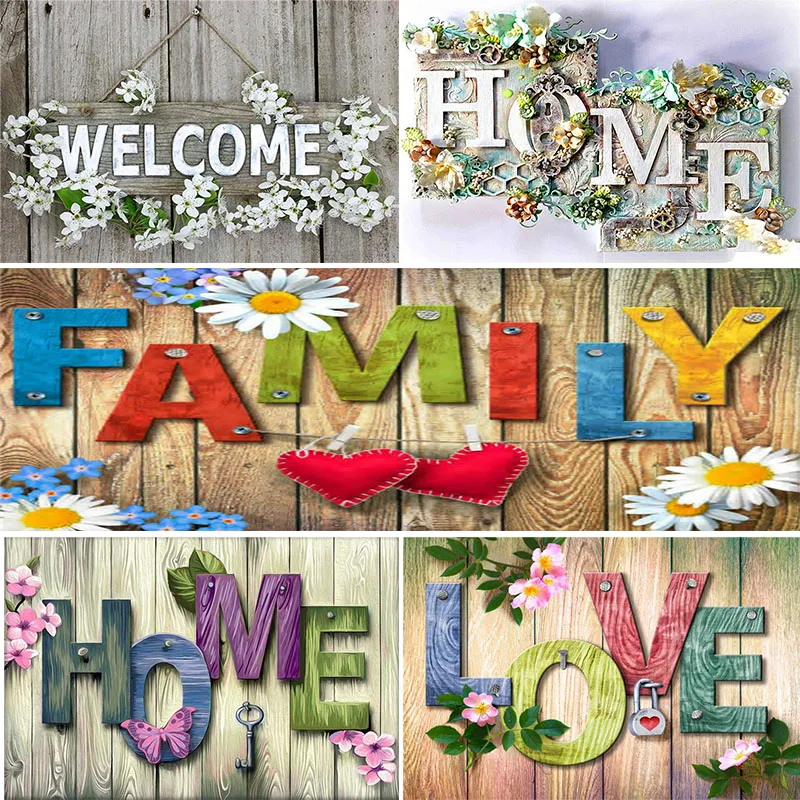 

Алмазная 5D картина «сделай сам», любовь, семейная вышивка крестиком, мозаика, полноразмерная, круглая, украшение на стену, подарок ручной ра...