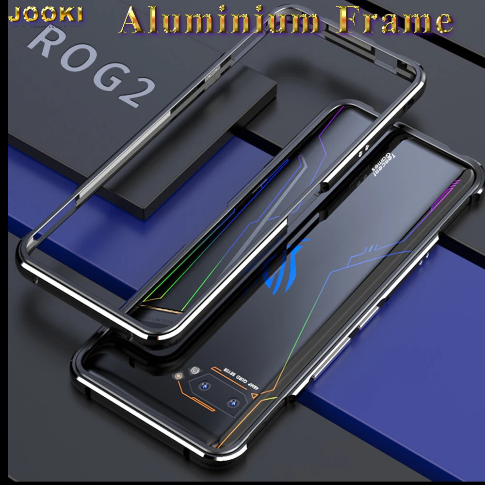 Роскошный металлический бампер Phone2 чехол для ASUS ROG2 с алюминиевой рамкой жесткий