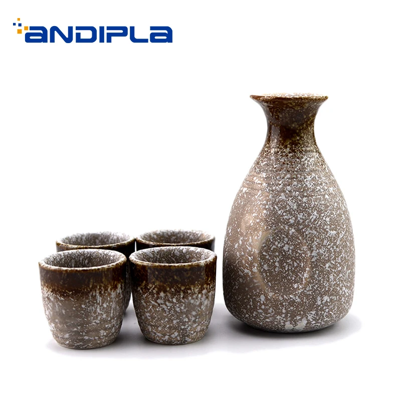 Винтажная керамическая посуда для вина в японском стиле Офисная чайная