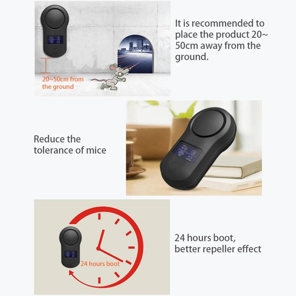 Смарт-ЖК-дисплей Дисплей Электронный насекомых Комаров Ультразвуковой