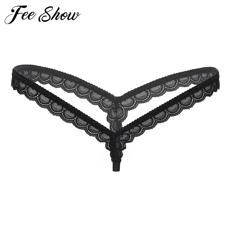 Женские сексуальные кружевные трусики микро-бикини стринги танга Эротическое