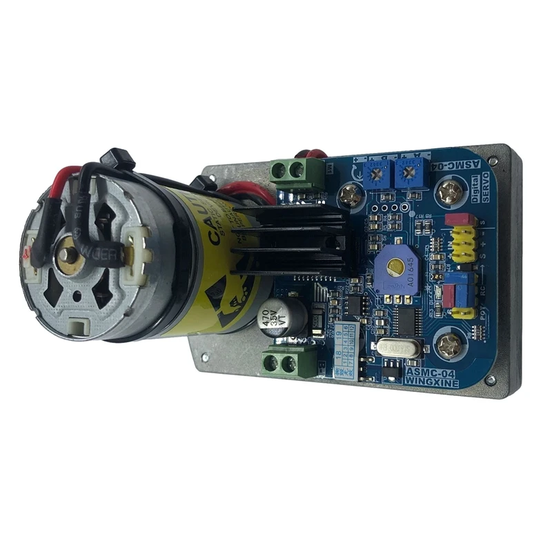 

ASMC-04A Super Torque Digital Servo DC12V-24V 300MAX Model Airplane Steering Gear for Large Robot Manipulator Servo