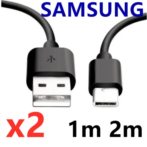 

CABLE USB TYPE-C CHARGEUR FOR SAMSUNG S10 S8 S9 PLUS NOTE 8 9 RENFORCE NOIR