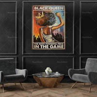 black queen the most powerful piece in the game poster black girl magic poster black queen poster african american poster