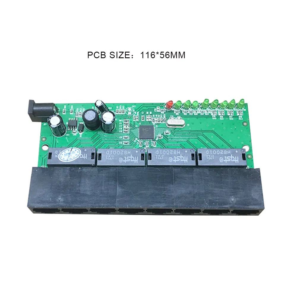 8 портов Быстрый Ethernet модуль переключателя заводской производитель Oem 8 портов switc Сделано в Китае Шэньчжэнь поставщик pcb доска офис - Цвет: E1