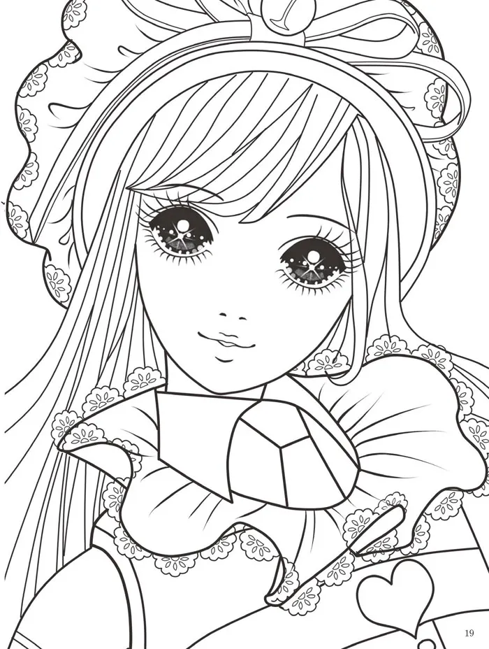 Pretty Princess Coloring Book I (About 200Princesses) for Children/Kids/ Girls/Adults Cute Activity Big Size |