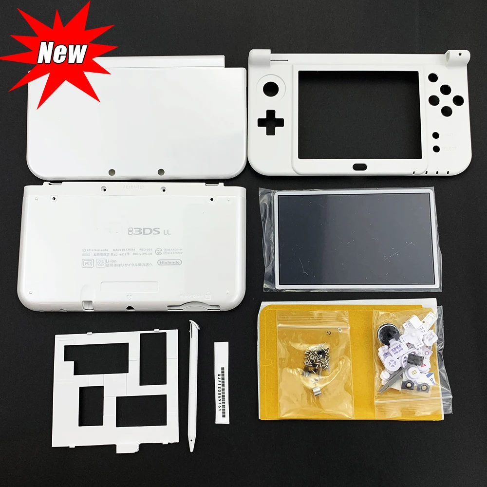 hot sale full set replacement for nintendo new 3ds ll xl game console case with buttons for new 3ds xl ll housing shell cover free global shipping
