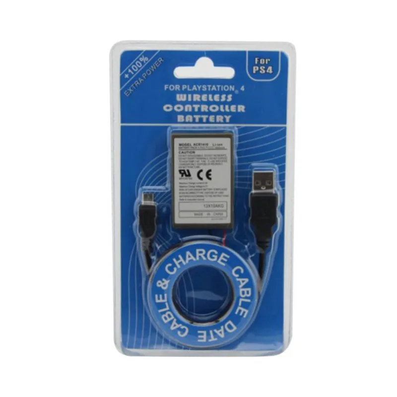 1 шт. 2000 мА · ч аккумуляторная батарея USB зарядное устройство кабель для Sony Gamepad PS4