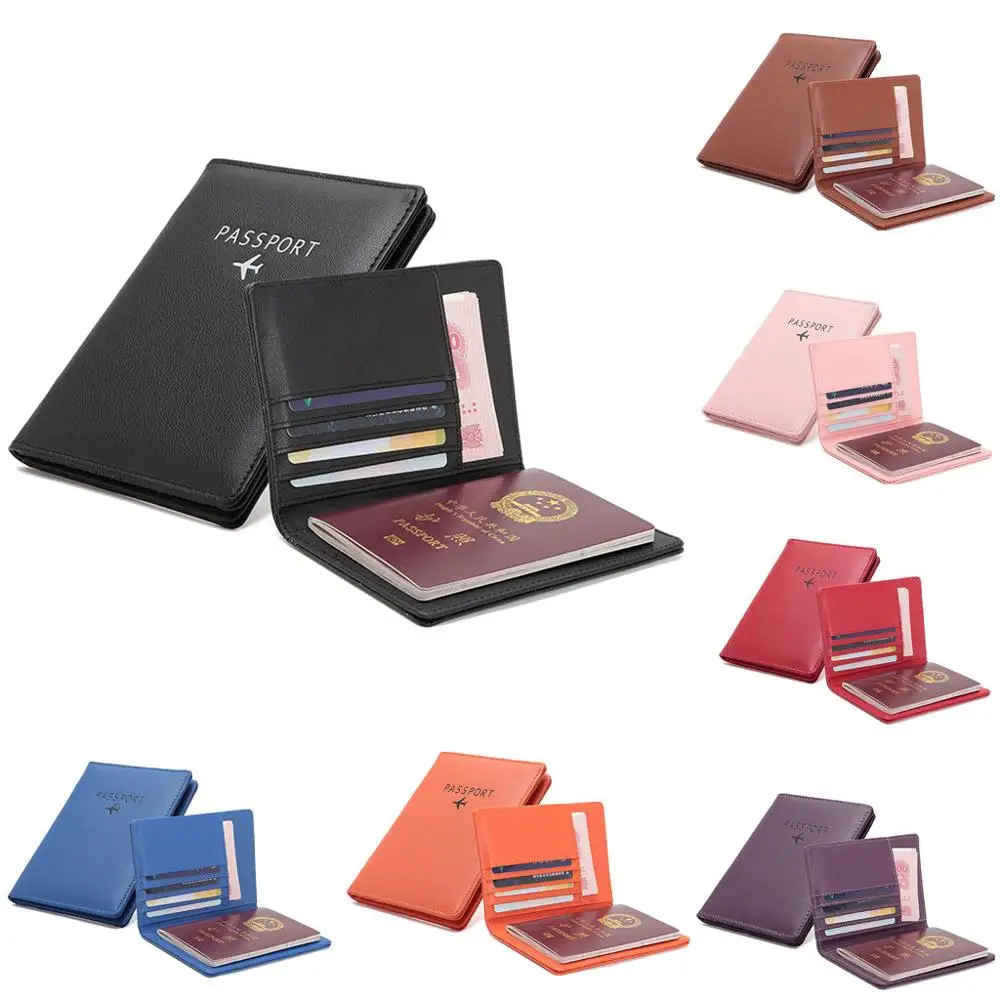 

Passport Cover Women Russia Passport Holder Organizer Travel Covers for Passports Girls Case Passport For PU leather#50