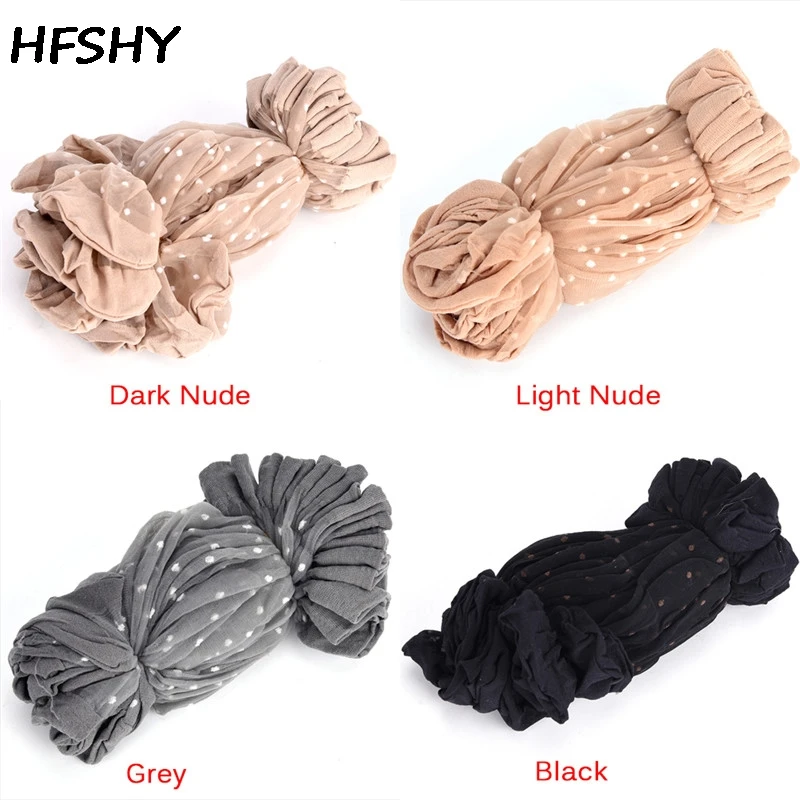 10 / 5 Pairs Of Transparent Socks High Quality Women's Socks Summer Thin Silk Transparent Point Nylon Ankle Socks Women's Socks