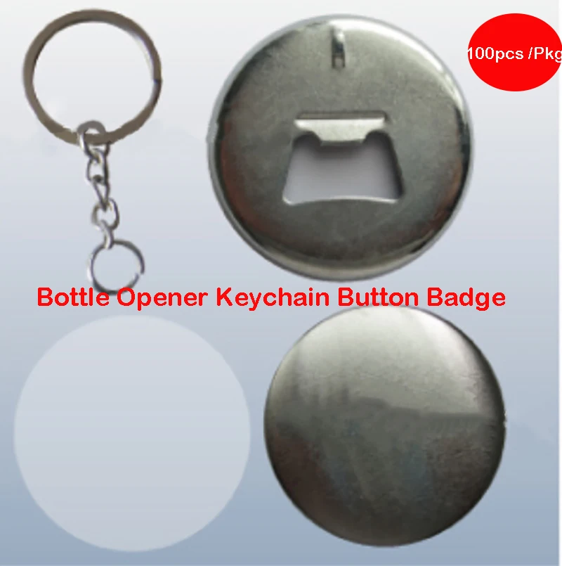 58 мм жестяная открывалка для бутылок кнопка ключей значок пивных брелок