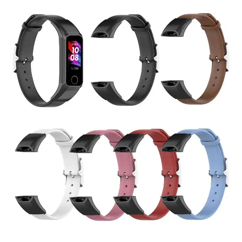 

Watch strap cowhide1st lay for Huawei bracelet band 4/Honor bracelet band 5i Strap ADS-B29/ADS-B19 replace smart bracelet strap