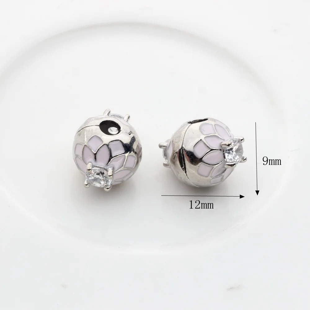 2022 New Fashion Alloy Inlaid Haoshi Color Macroporous Beads Necklace Bracelet Handmade Accessories Various Styles Best Sellers