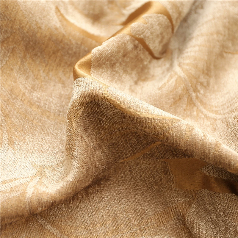 Американские элегантные роскошные вышитые шторы для гостиной окна высокого