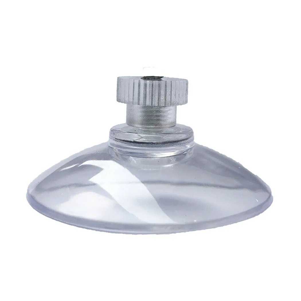 

41/40/25/20mm Thumb Screw Clear Suction Cups White Nut Plastic/Rubber Window Suckers 10pcs Suction Hooks For Kitchen Bathroom