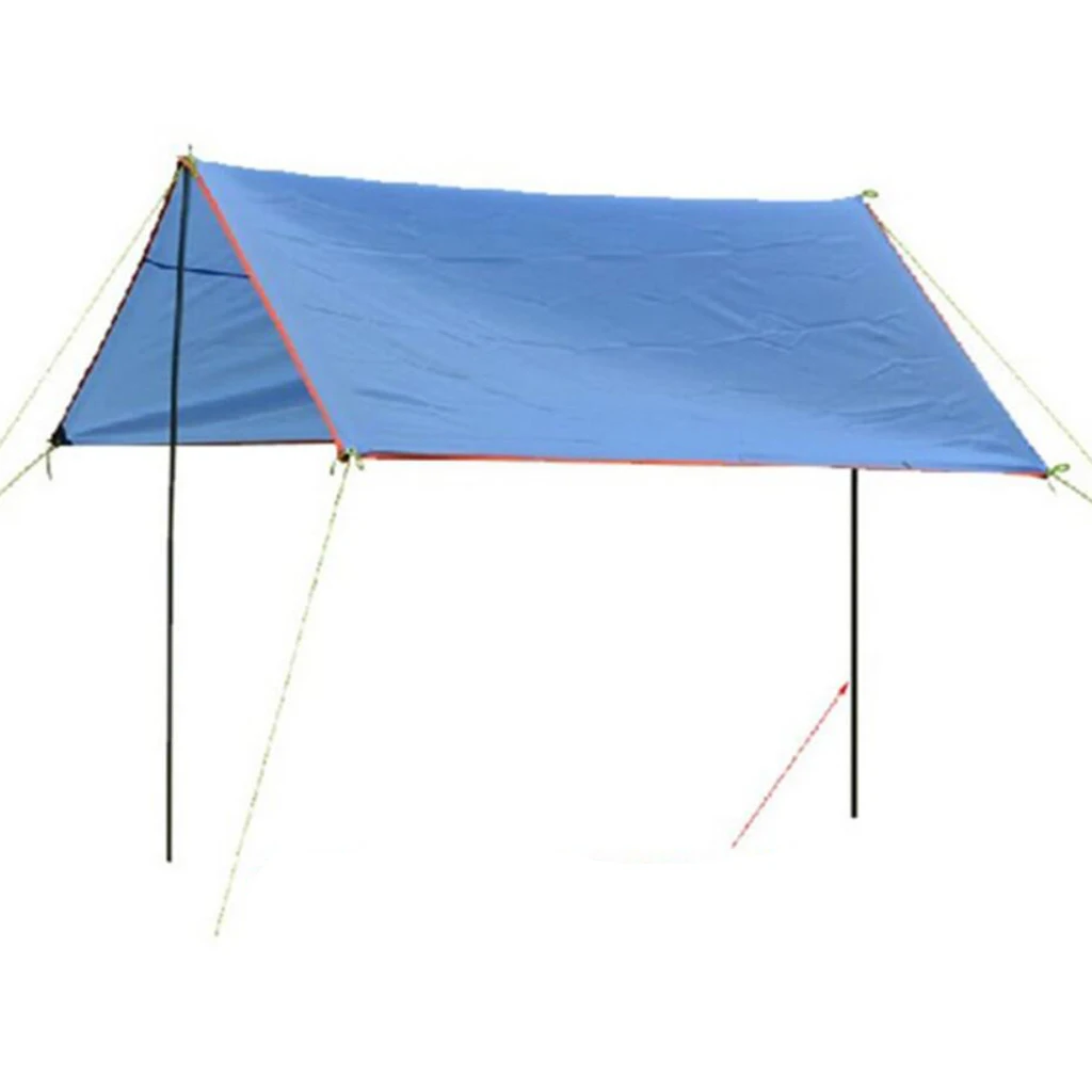

Lightweight Portable Iron Tent Pole Kit Set Adjustable Tent Rods Hammocks