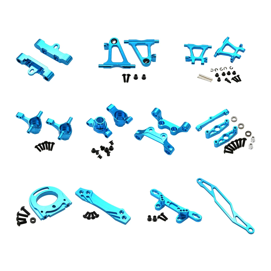 

Upgrade Aluminum Alloy RC Car Accessories Spare Parts 1/10 Scale TT02 Improve Performance Vehicles Model Accessory