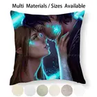 Наволочка Starfall для подушки, наволочка из хлопка и льна, наволочка для подушки Starfall Rhysand Acotar Feyre Acomaf Stars Feysand A Court Of Mist