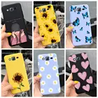 Для Samsung J5 J7 2015 чехол SM-J500F цветов подсолнуха Обложка для Samsung Galaxy J5 2015 J500F J 7 J700F телефонные чехлы мягкий чехол