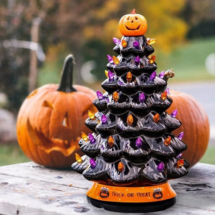 

Halloween glowing decorations ornaments Halloween tree gifts