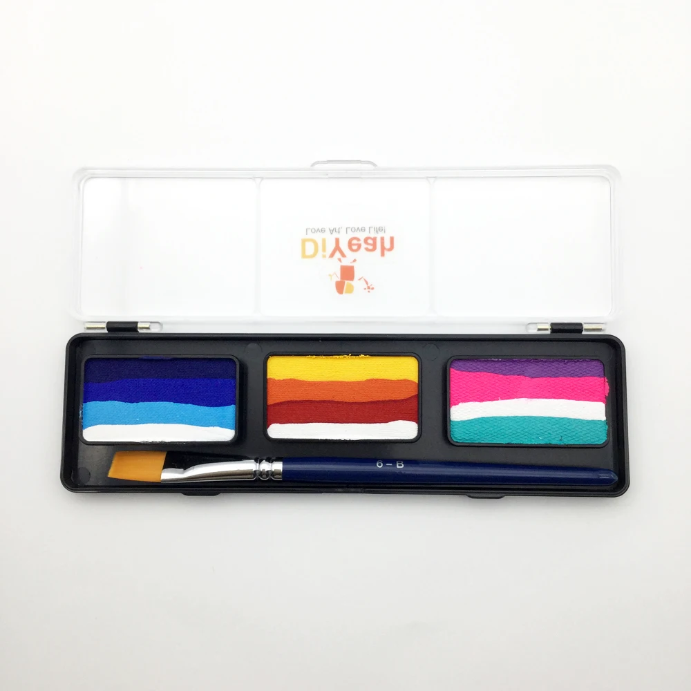 Профессиональная краска для лица и тела вечерние кисти макияжа Хэллоуина Maquillaje