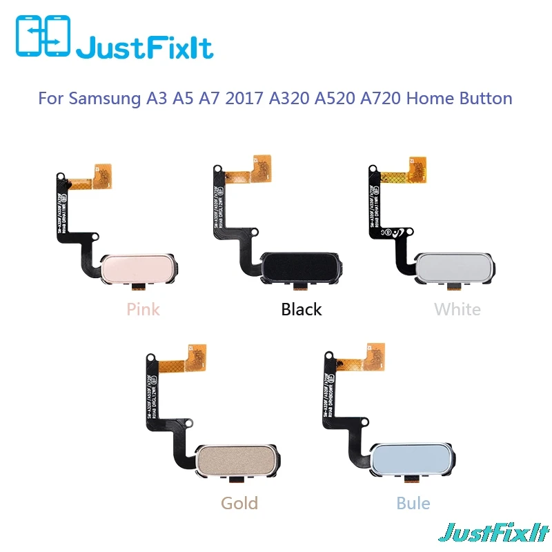 Для Samsung Galaxy A3 A5 A7 2017 A320 A520 A720 A320F A520F A720F сенсорный ID датчик отпечатков пальцев