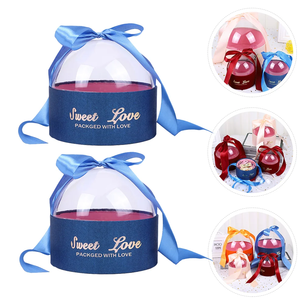 

2pcs Pretty Gift Storage Boxes Souvenirs Storage Boxes Party Souvenirs Boxes