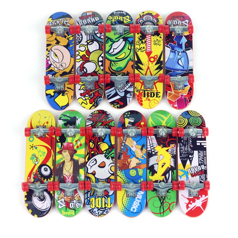 

2PCS Finger Board Tech Truck Mini Skateboards Alloy Stent Party Favors Gift