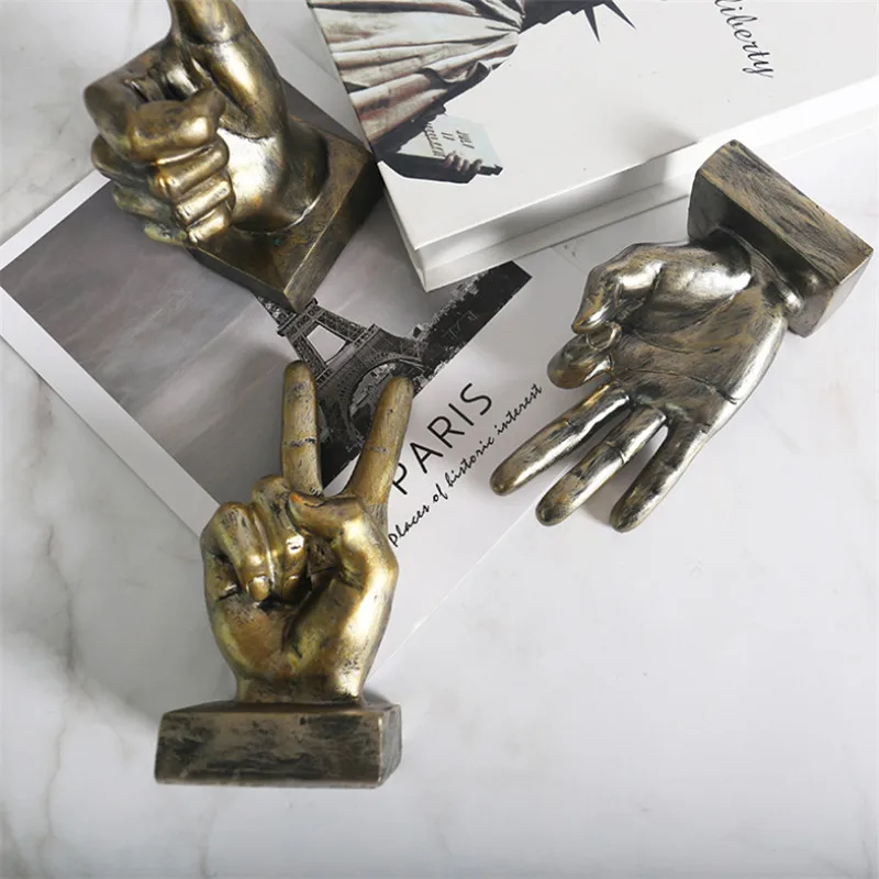 Европейские полимерные статуэтки на палец в стиле ретро офисные настольные