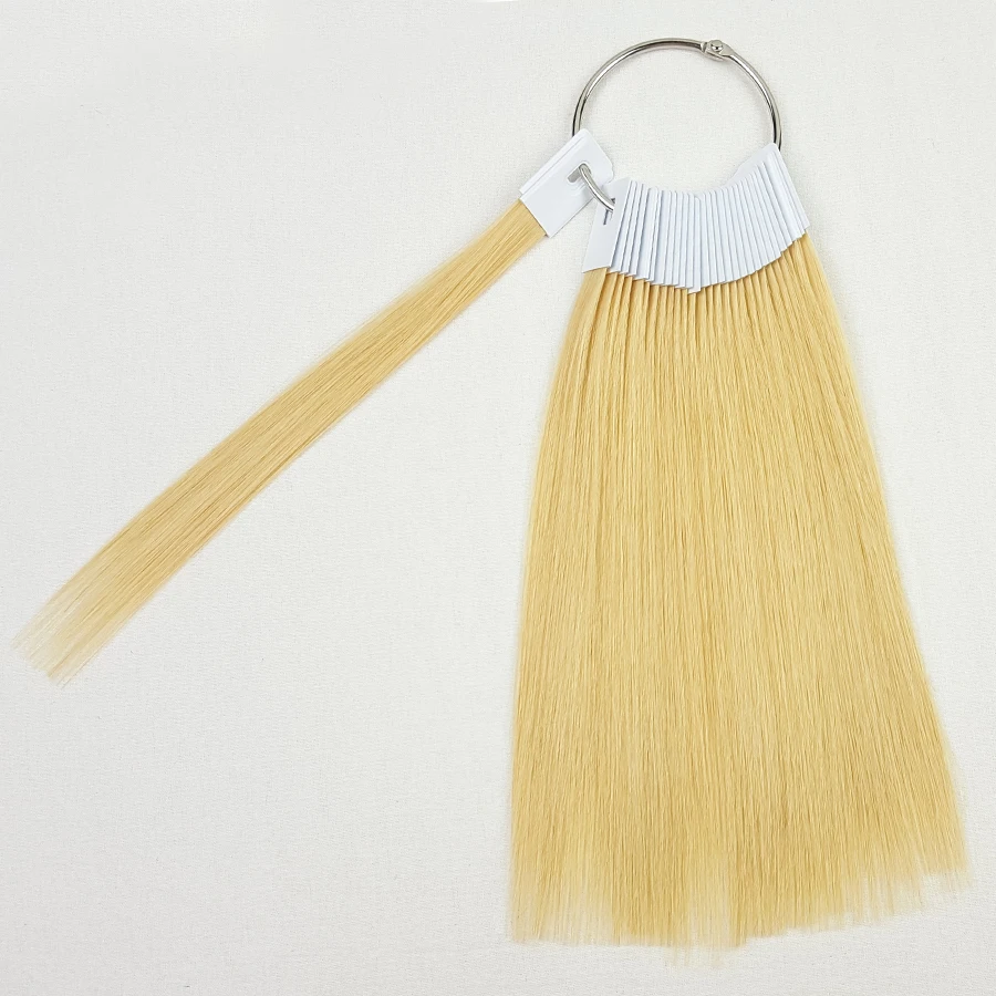 ShowCoco человеческие волосы для наращивания, цветные кольца, волосы remy, цвет диаграммы для салонных волос, образцы