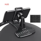 Приборной панели автомобиля мобильный телефон держатель 360 Регулируемая подставка для мобильного телефона универсальный для Tesla модель 3 и т. д. с Скрытая парковки тел номера