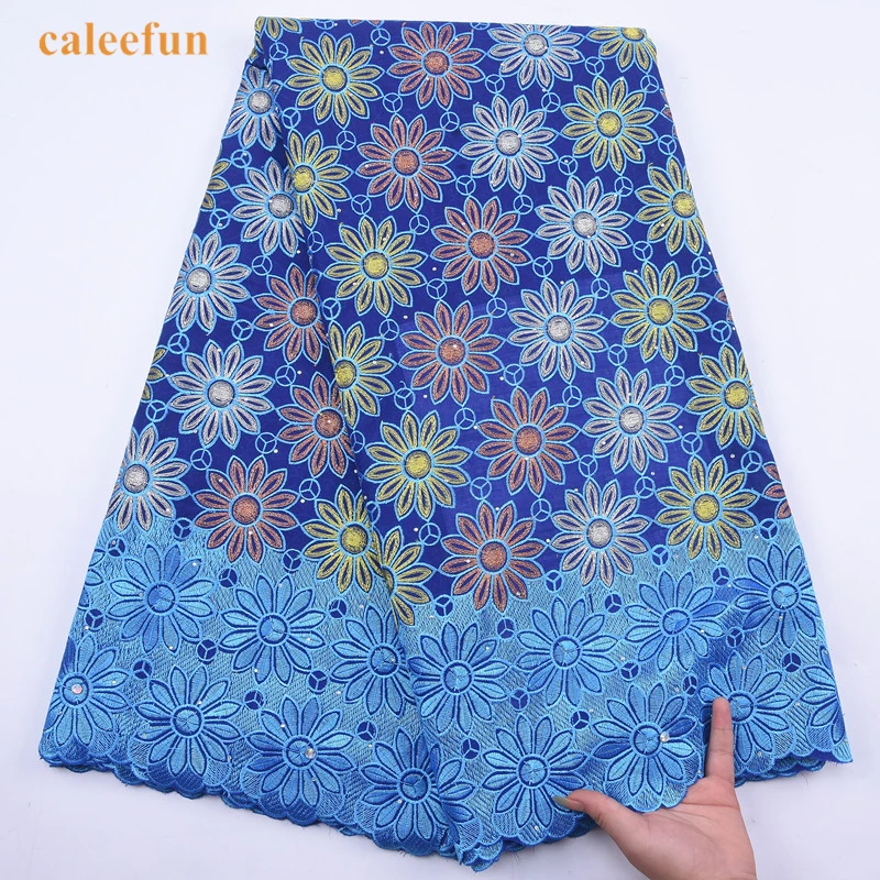 

Latest Swiss Voile Lace High Quality African Lace Fabrics Embroidered Dry Lace For Women Dress Cotton Swiss Lace Fabric Y2055