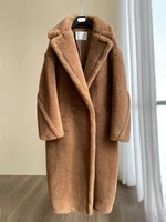 womens coat teddy bear fur coat women winter alpaca coat women wool coat loose coats warm thicken coat women classic coat