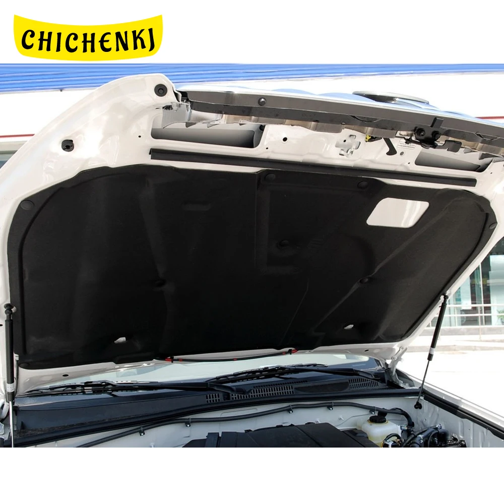 

For Toyota Land Cruiser Prado 2002-2009 Car Heat Sound Insulation Cotton Front Hood Engine Firewall Mat Pad Cover Noise Deadener