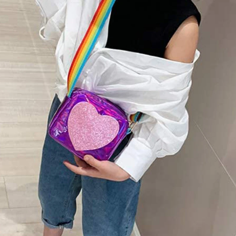 

Girls Messenger Bag Western Style Handbag Broadband Small Square Bag Fashion Wild Casual Shoulder Coin Purse