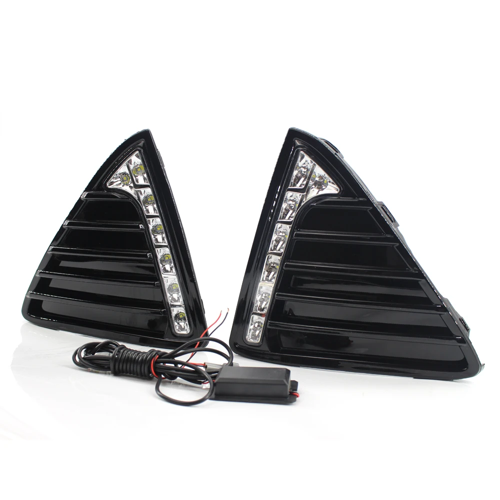 Противотуманные фары в сборе для Ford Focus 2012 2013 2014 противотуманные DRL Автомобильные