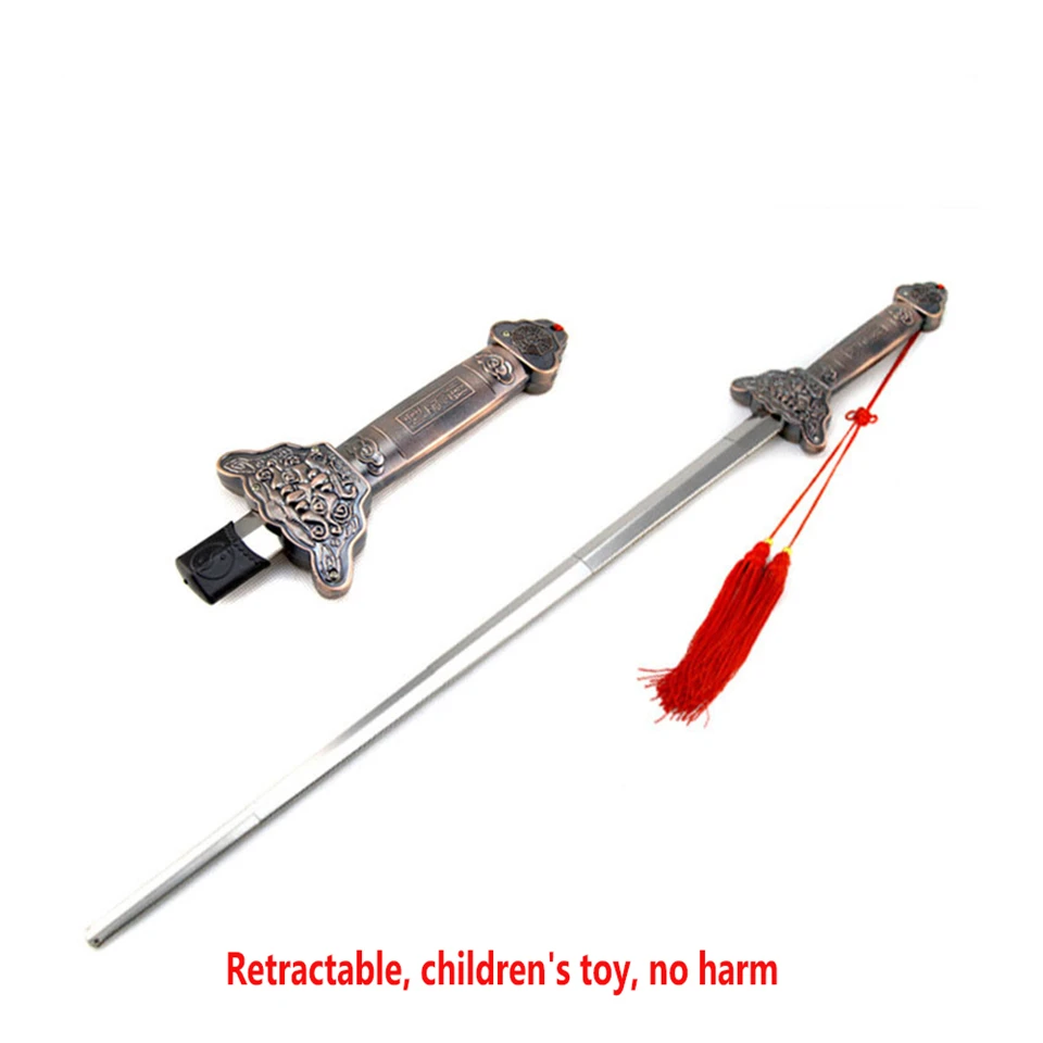 2 шт. карнавальные Детские Мулан меч для костюма и парик фон фотосъемки детей с