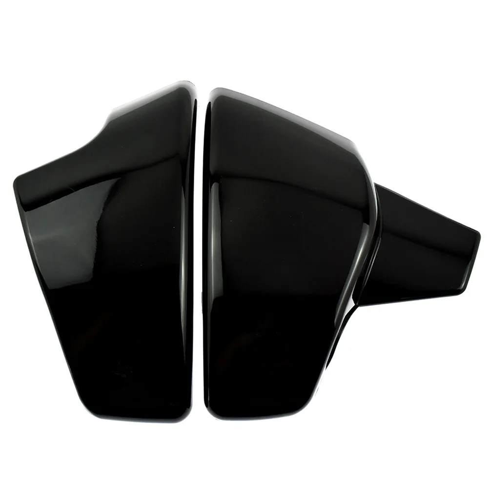 Боковая крышка аккумулятора мотоцикла 2 шт. черная/хромированная для Honda VLX 600