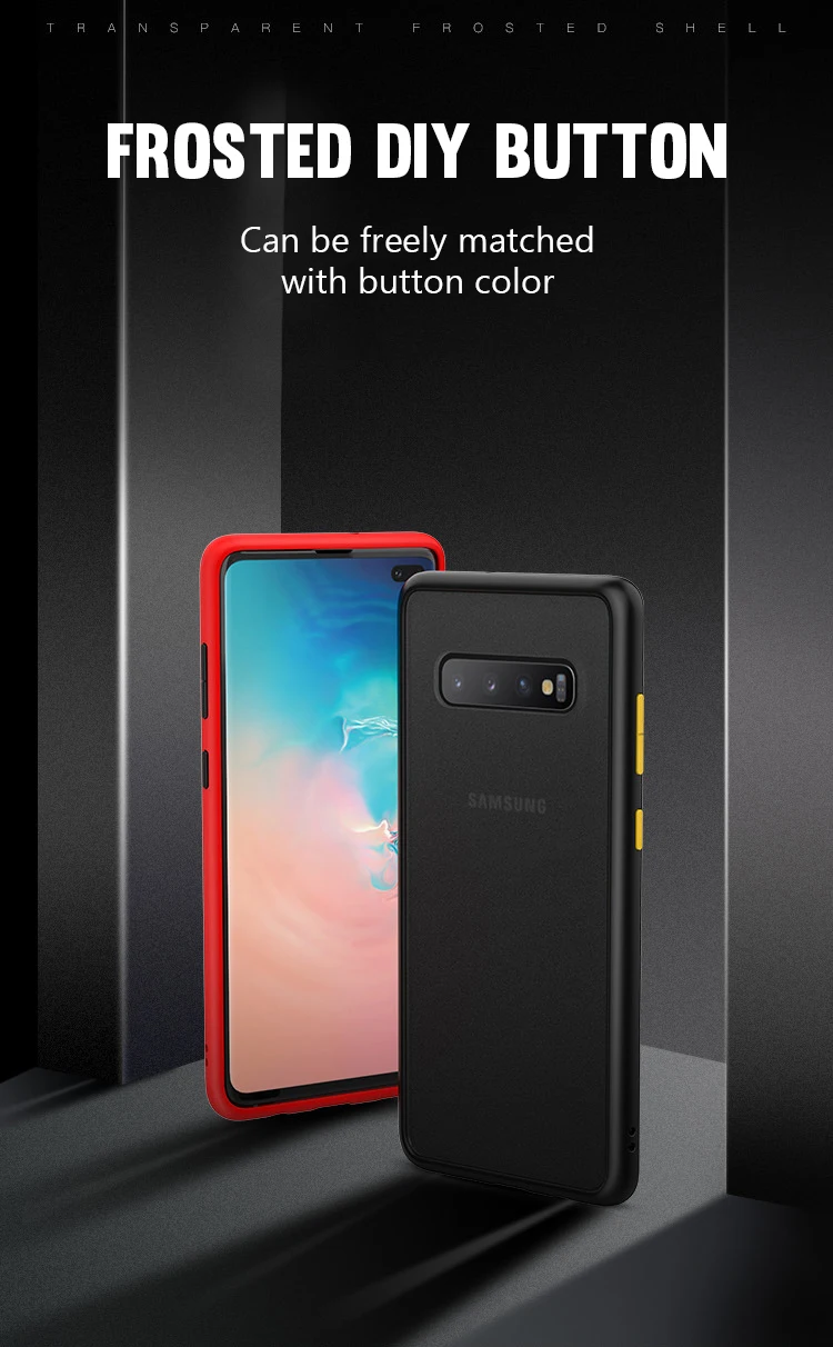Противоударный защитный чехол для samsung Galaxy m30s A10 A20 A30 A40 A50 A60 A70 A80 S8 S9 S10e S10 Note 8, 9, 10, J4 J6 плюс резиновый матовый чехол