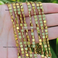 shining natural hematite square spacer beads for diy jewelry making we provide mixed wholesale for all items