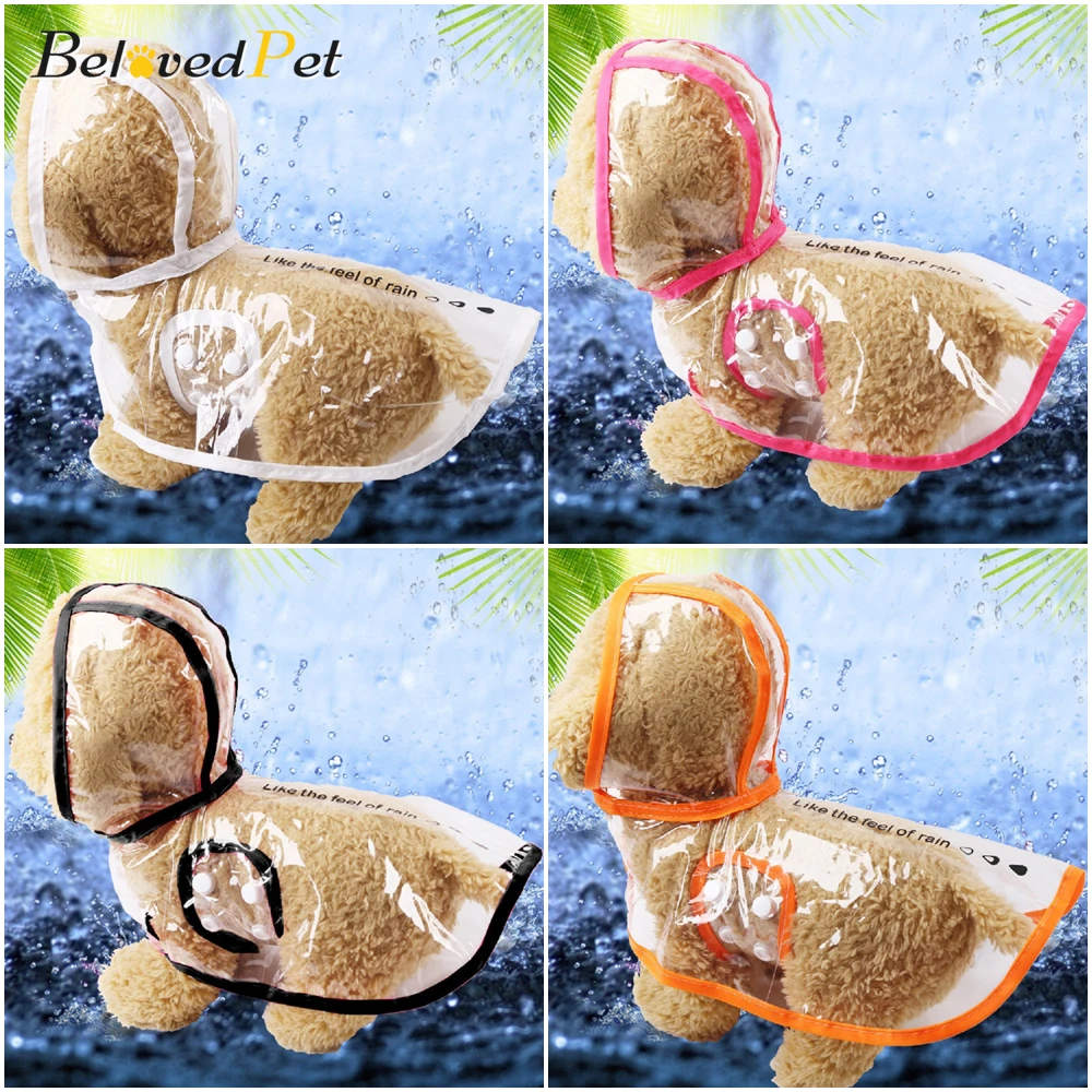 Прозрачная Водонепроницаемая осветительная куртка для собак и кошек аксессуары