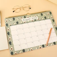 2022 english wall calendar school office desk decoration gift coil calendar table planner yearly week months date wall calendar