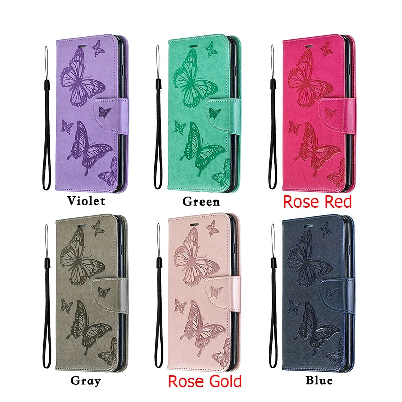 

2019 Butterfly Flip Case For Iphone se 2020 11 pro Cover Wallet PU Leather Bag For Coque Iphone 11 pro max Case Cell Phone Book