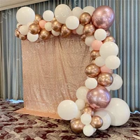 rose gold foil birthday balloons garland arch kit for adult baby shower weddings party decoration new year christmas decor