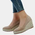 Туфли-лодочки LIHUAMAO на платформе и танкетке для вечерние НКИ или свадьбы