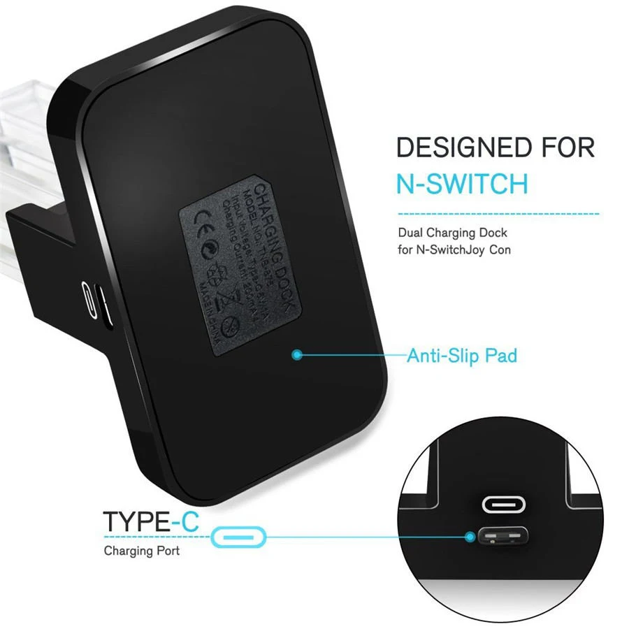 4 in 1 Controller Charger For Nintend Switch Joy con Controllers Charging Cradle Dock Station LED indication Stand | Электроника