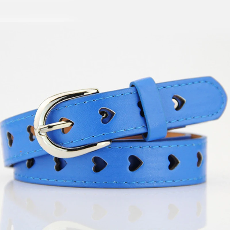 

Women Belt Summer New Fashion Hollow Heart Wide Belts For Women Decoration For Feminina Candy Colors 2021 Clothing