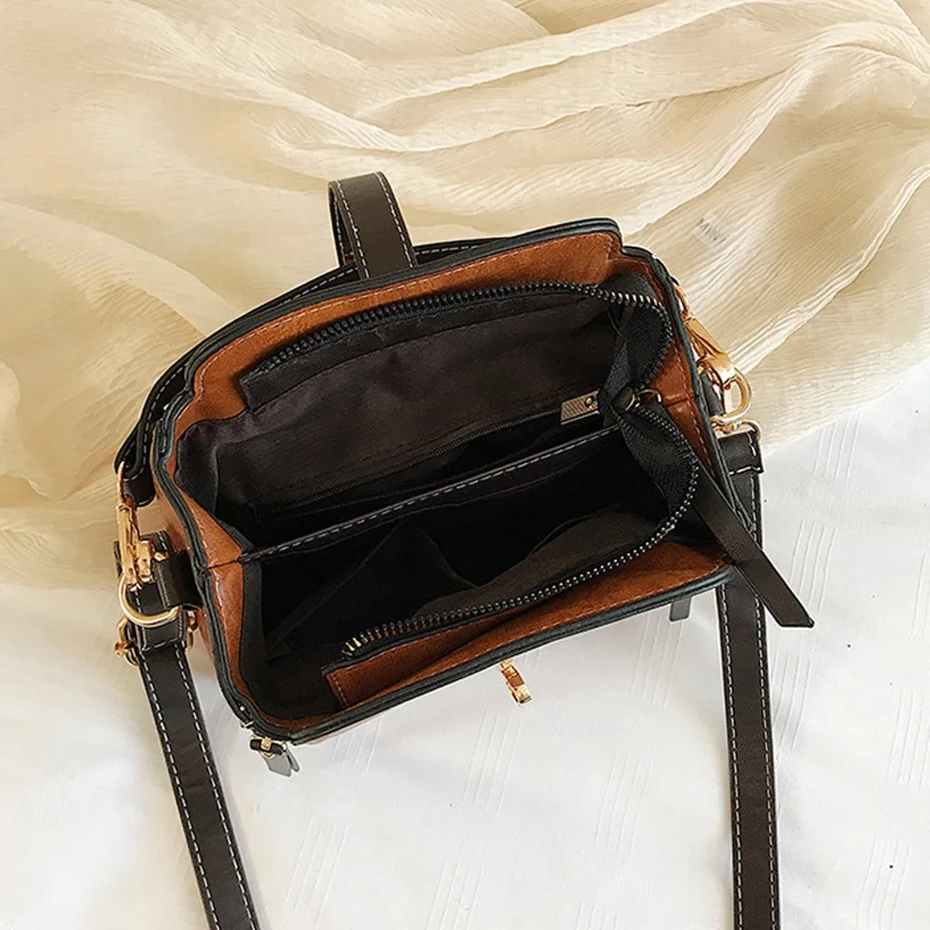 

2020 New Women's Bag Women Leather Handbags Vintage Lady Hand Bags Female Messenger Shoulder Bag Small Purse Sac a Main Bolsa