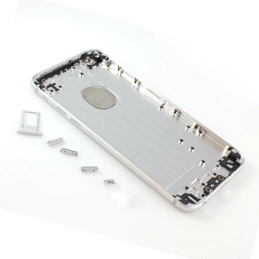 10 шт. задний корпус Замена для iPhone 6 6G плюс крышка батареи Корпус чехол Корпус среднего шасси с IMEI запасные части